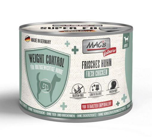 MACs Dog Vetcare Weight Control 200g (Menge: 6 je Bestelleinheit)