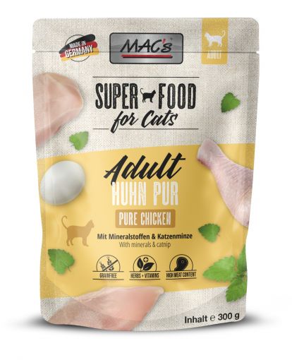 MACs Cat Pouch Huhn pur 300g (Menge: 6 je Bestelleinheit)