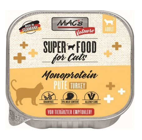 MACs Cat Vetcare Mono Pute 100g (Menge: 16 je Bestelleinheit)