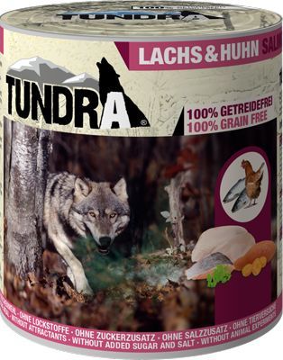 Tundra Dog Dose Lachs & Huhn 800g (Menge: 6 je Bestelleinheit)