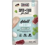 MACs Cat Pouch Huhn & Lamm 100g (Menge: 12 je Bestelleinheit)