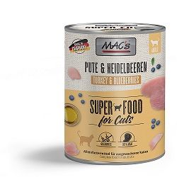 MACs Cat Pute, Rind & Heidelbeeren 800g (Menge: 6 je Bestelleinheit)