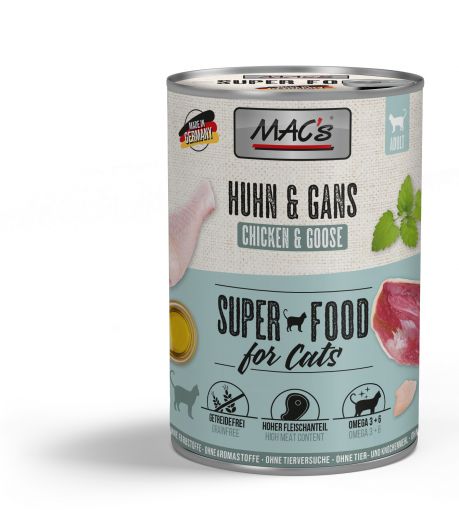 MACs Cat Huhn & Gans 6x400g (Menge: 6 je Bestelleinheit)