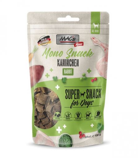 MACs Dog Mono Snack Kaninchen 100g (Menge: 9 je Bestelleinheit)