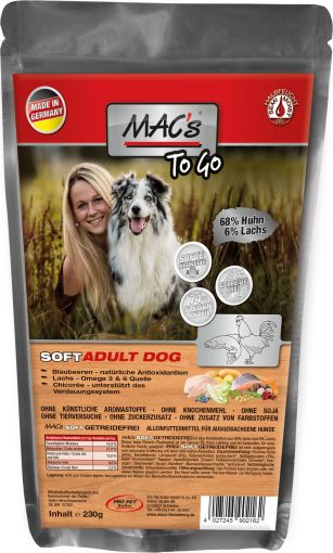 MACs Dog Soft to go Huhn 230g