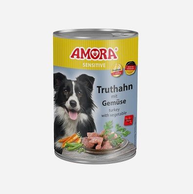 AMORA Dog Sensitive Truthahn & Gemüse 400g (Menge: 6 je Bestelleinheit)