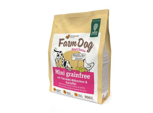 Green Petfood FarmDog Mini Grainfree 900 g (Menge: 5 je Bestelleinheit)