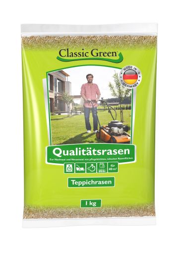 Classic Green Teppichrasen Plastikbeutel 1kg