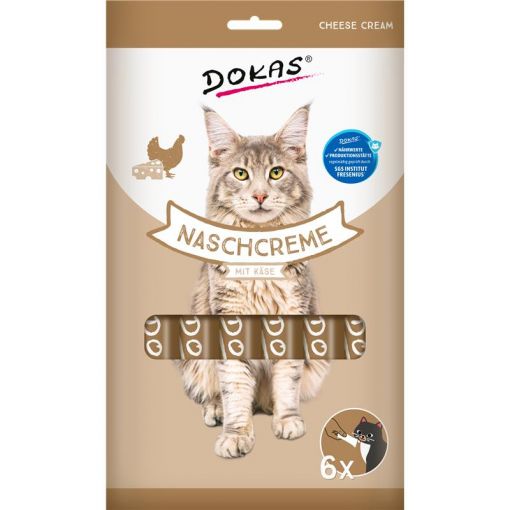 Dokas Cat Nasch-Creme mit Käse 90g (Menge: 12 je Bestelleinheit)