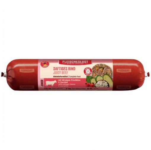 Fleischeslust Lifecycle Junior Saftiges Rind mit körnigem Frischkäse & Zucchini 400g