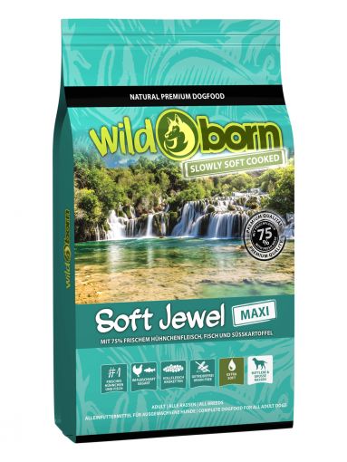 Wildborn Soft Jewel Maxi mit frischem Hühnchen & Fisch 12kg