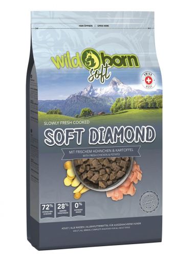 Wildborn Soft Diamond mit frischem Schweizer Alpenhühnchen 12kg