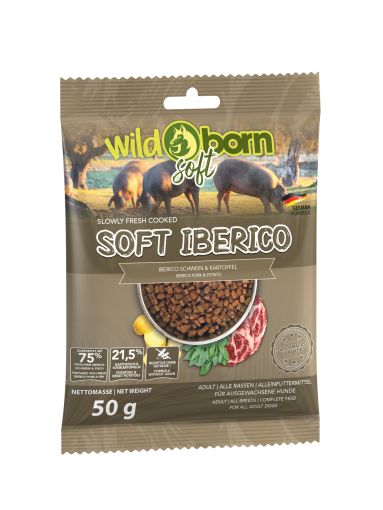 Wildborn Soft Iberico mit frischem Iberico Schwein 50g