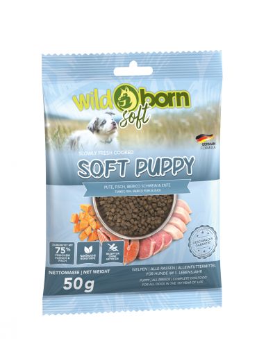 Wildborn Soft Puppy mit frischem Fleisch & Fisch 50g