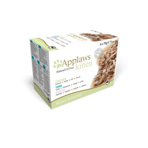 Applaws Cat Nassfutter Dose Multipack Jung Katze Sardine 6 x 70 g