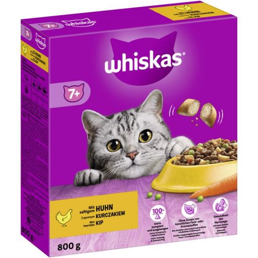 Whiskas Trocken Senior 7+ mit Huhn 800g