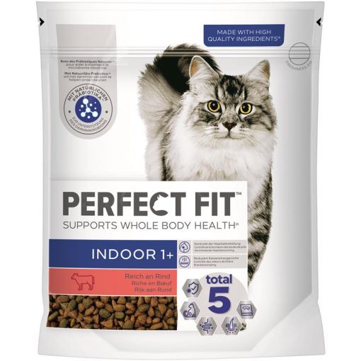 Perfect Fit Cat Adult 1+ Indoor mit Rind 750g