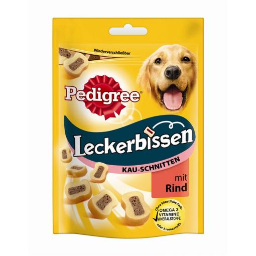 Pedigree Snack Leckerbissen Kau-Schnitten 155g (Menge: 6 je Bestelleinheit)