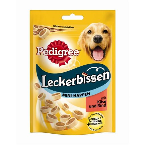 Pedigree Snack Leckerbissen Mini-Happen 140g (Menge: 6 je Bestelleinheit)