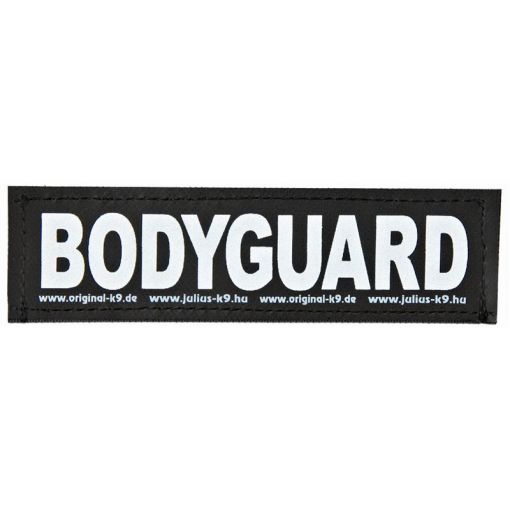 2 Julius-K9 Klettsticker BODYGUARD Größe S