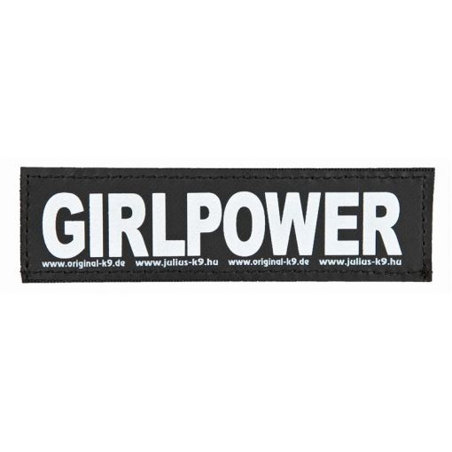 2 Julius-K9 Klettsticker GIRLPOWER