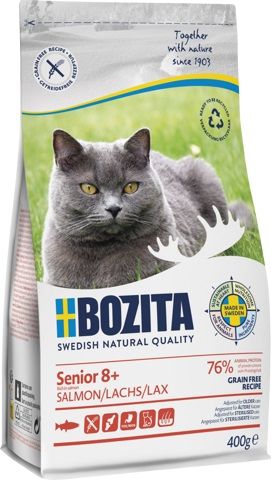 Bozita Senior 8+ Grain free mit Lachs 400 g