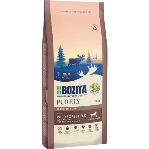 Bozita Purely Puppy & Junior mit Elch getreidefrei 11 kg