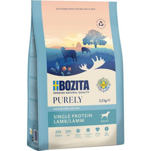 Bozita Purely Adult Lamm Single Protein getreidefrei 2,5 kg