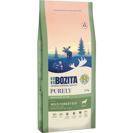 Bozita Purely Adult mit Elch getreidefrei 11 kg