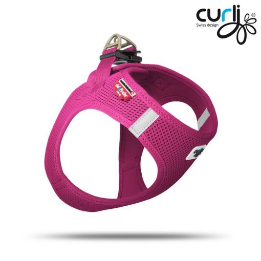 Curli Vest Geschirr Air-Mesh Fuchsia S