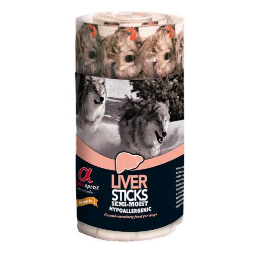 alpha spirit Dog Stick Leber 16er Pack