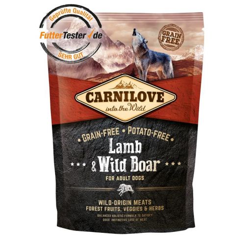 Carnilove Dog Adult Lamb & Wild Boar 1,5kg