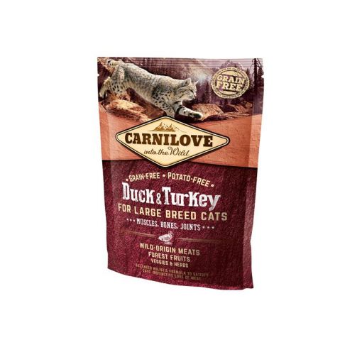 Carnilove Cat Adult Large Breed Duck & Turkey 400g