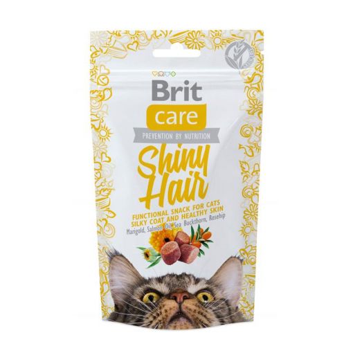 Brit Care Cat Snack  Shiny Hair 50 g