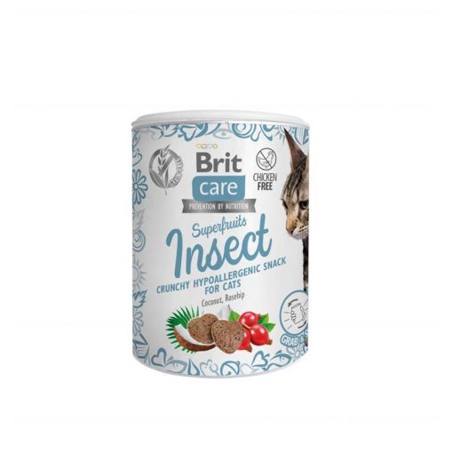 Brit Care Cat Snack Superfruits Insect 100 g