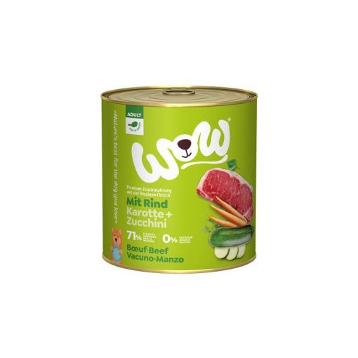 Wow Dog Dose Adult Rind 800g (Menge: 6 je Bestelleinheit)