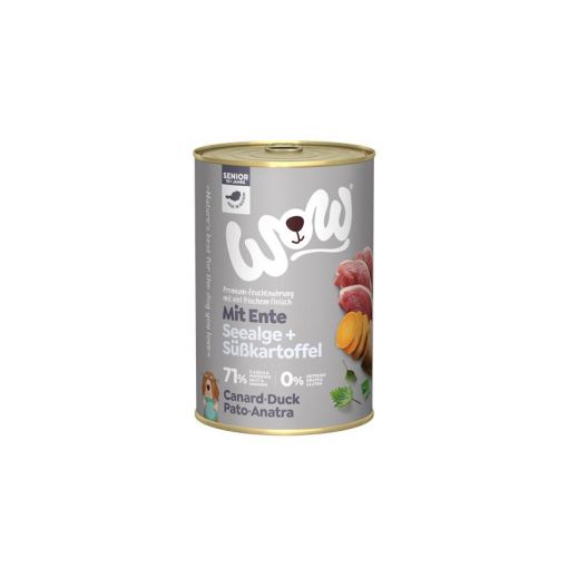 Wow Dog Dose Senior Ente 400g (Menge: 6 je Bestelleinheit)