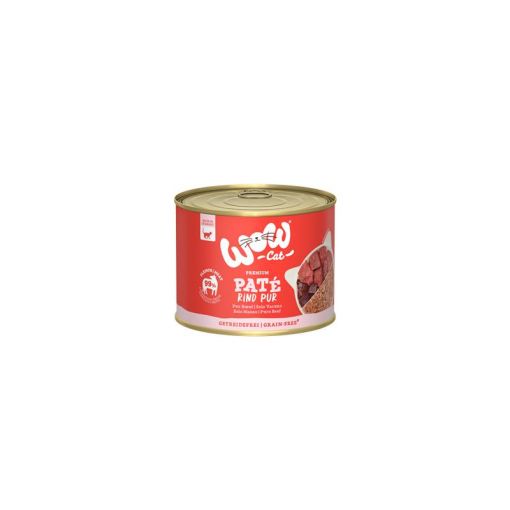 Wow Cat Dose Adult Rind Pur 200g (Menge: 6 je Bestelleinheit)