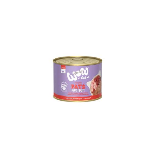 Wow Cat Dose Adult Rind & Pute 200g (Menge: 6 je Bestelleinheit)